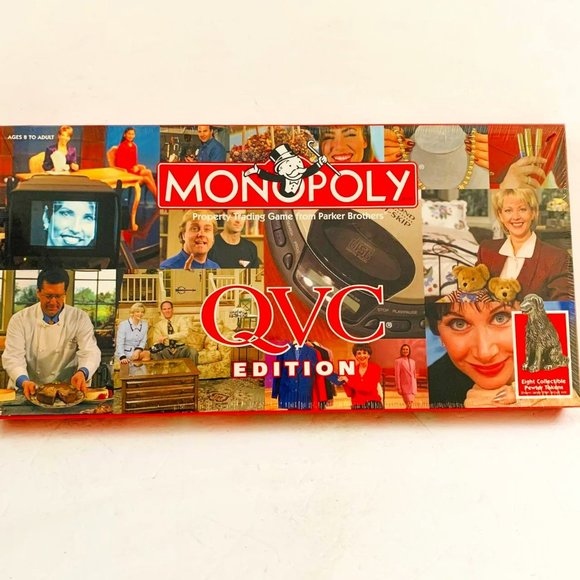 Vintage Monopoly QVC Edition 1999 Board Game Hasbro USAopoly New Sealed - Picture 1 of 7